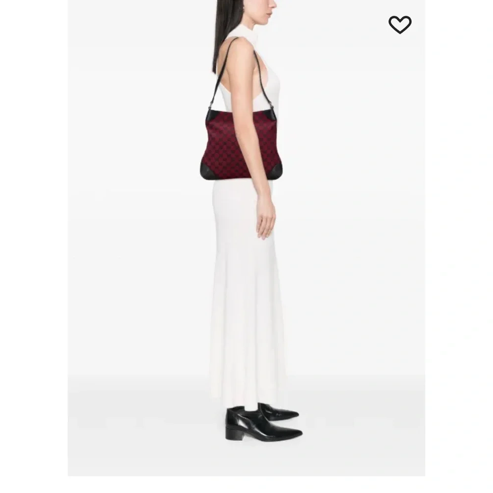 GUCCI PRE-OWENED RED GUCCI LOGO GG 2000-2015 - Picture 3 of 10